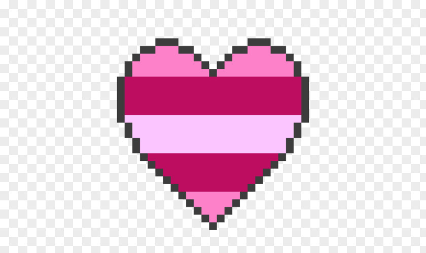 Pixel Heart Art Transgender PNG