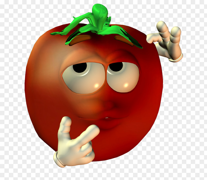 Zw Tomato Christmas Ornament Apple Day Animated Cartoon PNG