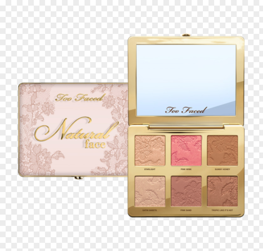 Face Too Faced Natural Palette Eyes Cosmetics Highlighter PNG