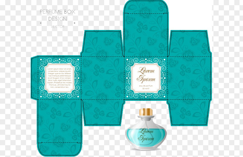 Perfume Box Design Paper Decorative Packaging And Labeling PNG