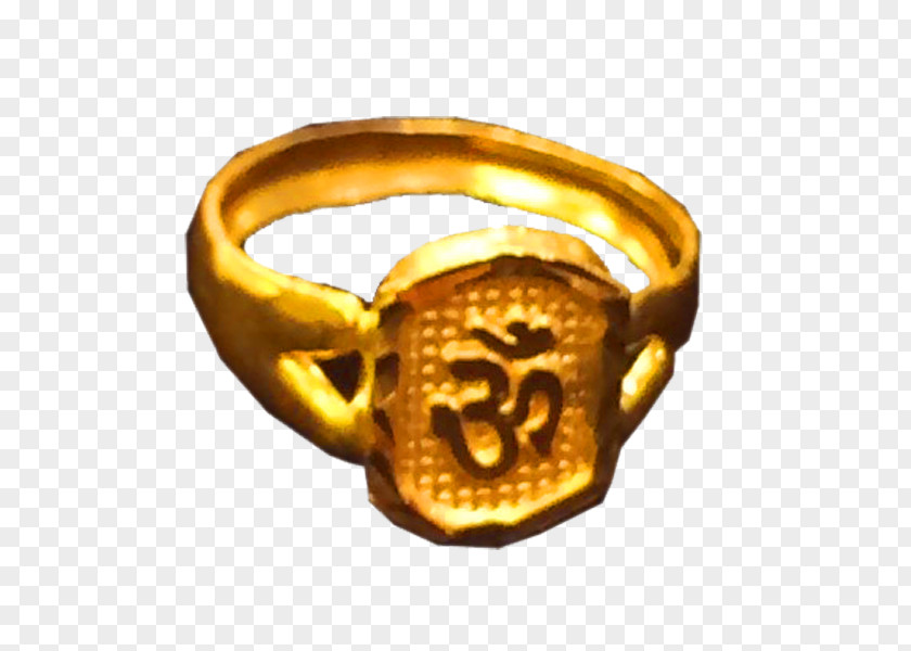 Ring Body Jewellery Gold Amber PNG