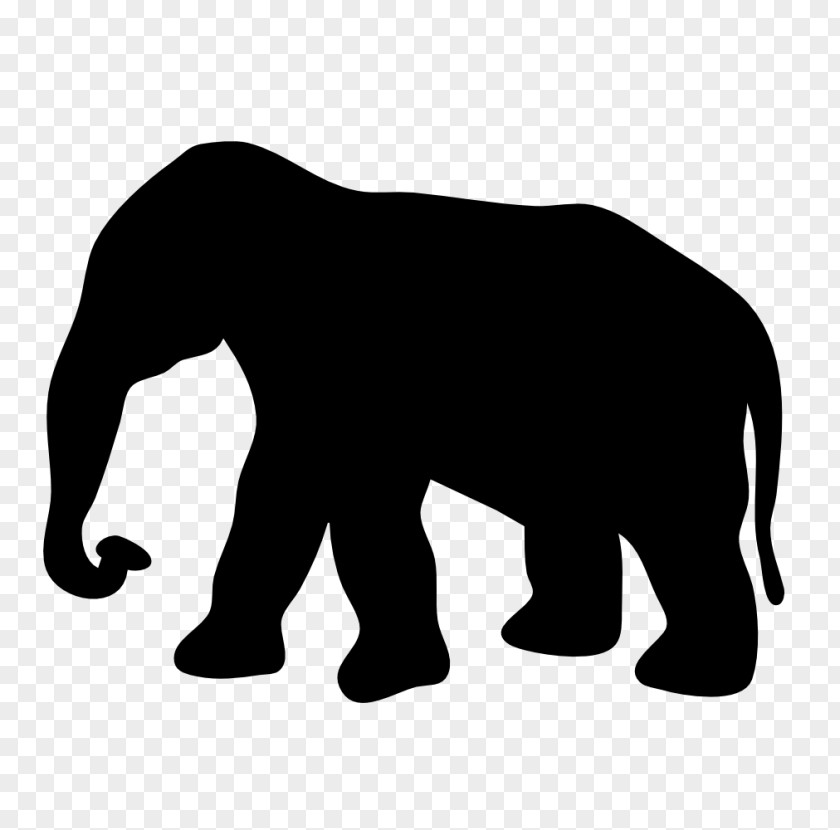 Watercolor Elephant African Silhouette Clip Art PNG