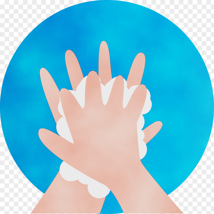 Hand Washing Logo Model PNG