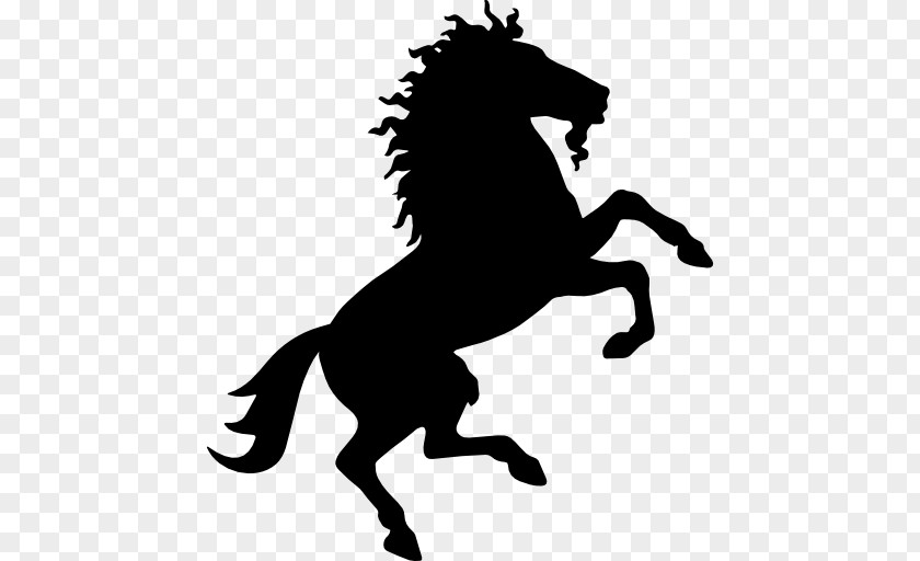 Horse Unicorn Silhouette Clip Art PNG