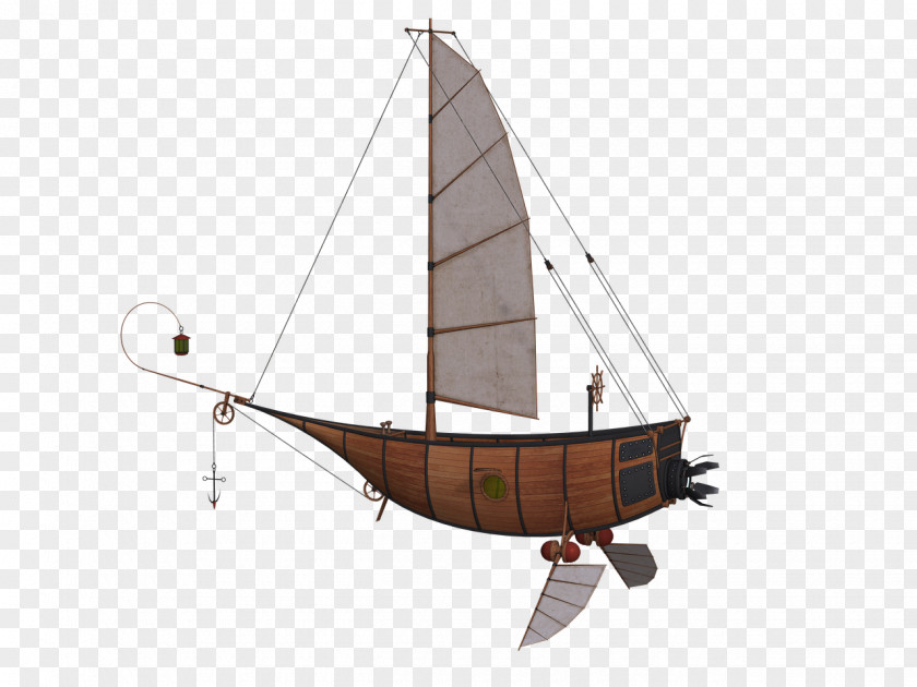 Sail Airship Balloon Aircraft Zeppelin PNG