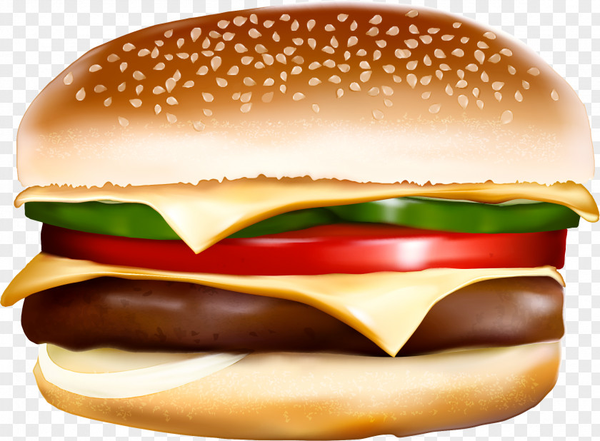 Whopper Veggie Burger Hamburger PNG