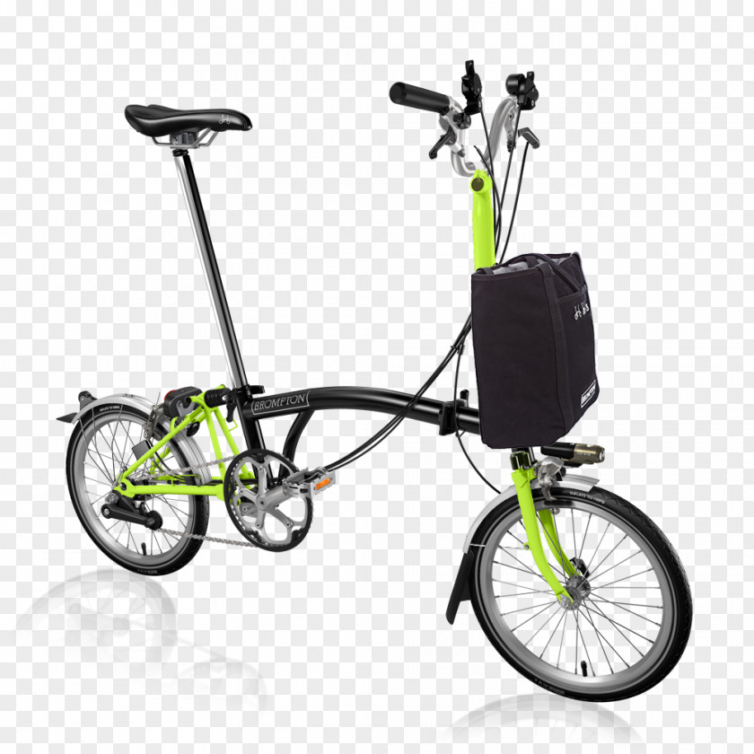 Bicycle Brompton Folding Just Ride L.A. Roadster PNG