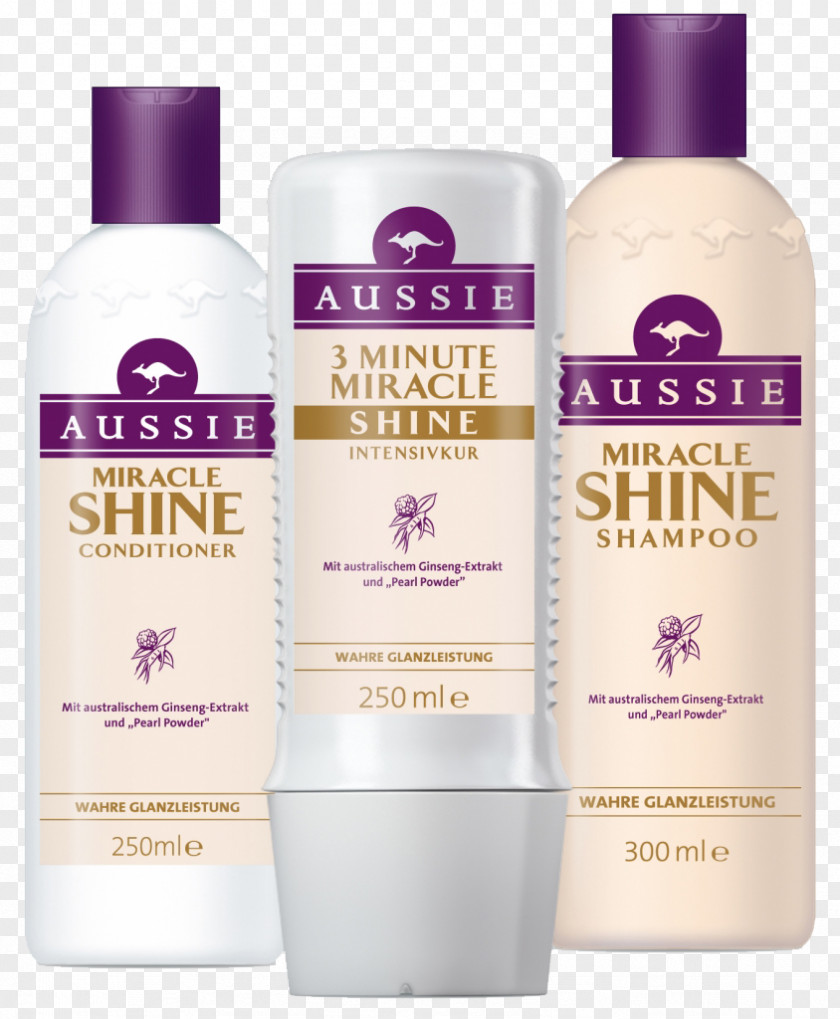 Hair Lotion Aussie Miracle Moist Shampoo Conditioner PNG