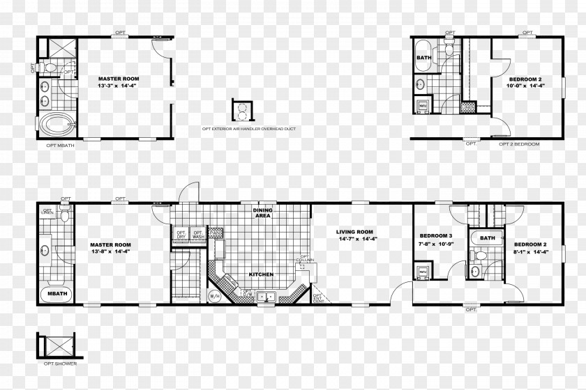 House Floor Plan Architectural Engineering Technical Drawing PNG