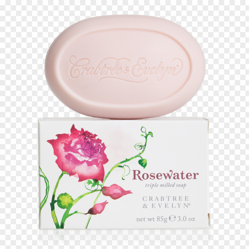 Soap Crabtree & Evelyn Rose Water Perfume PNG