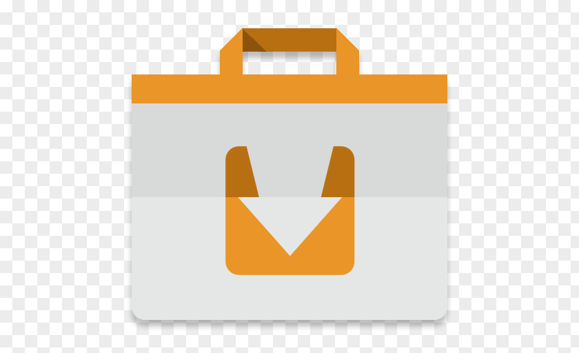 Aptoide Angle Brand Material Yellow PNG