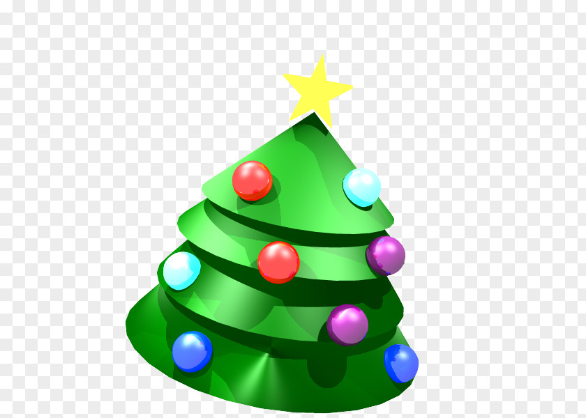 Graphic Christmas Tree Ornament Little Clip Art PNG