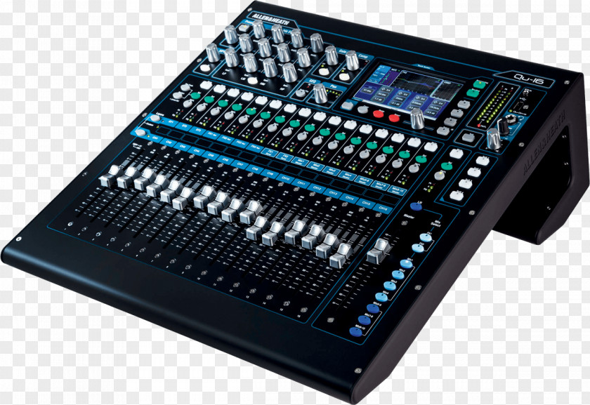 Allen & Heath QU-16 Audio Mixers Digital Mixing Console Qu-SB PNG