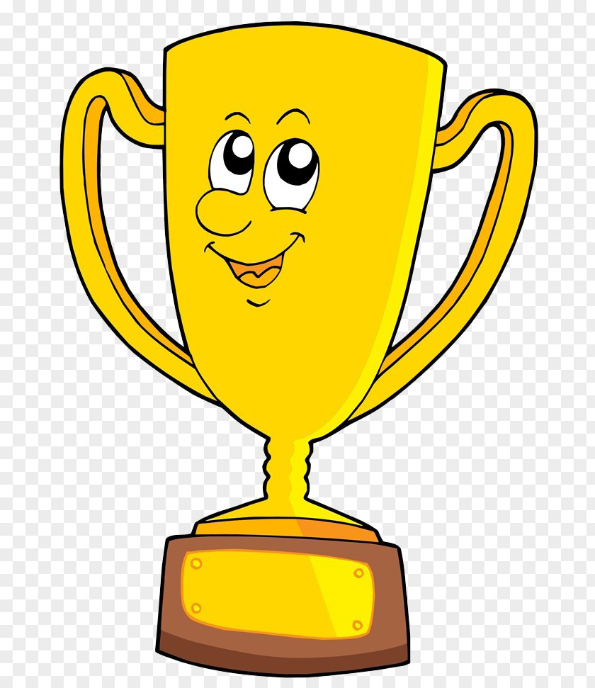 Cartoon Trophy Clip Art PNG