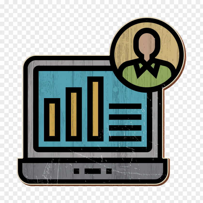 Demographic Icon Digital Banking Laptop PNG