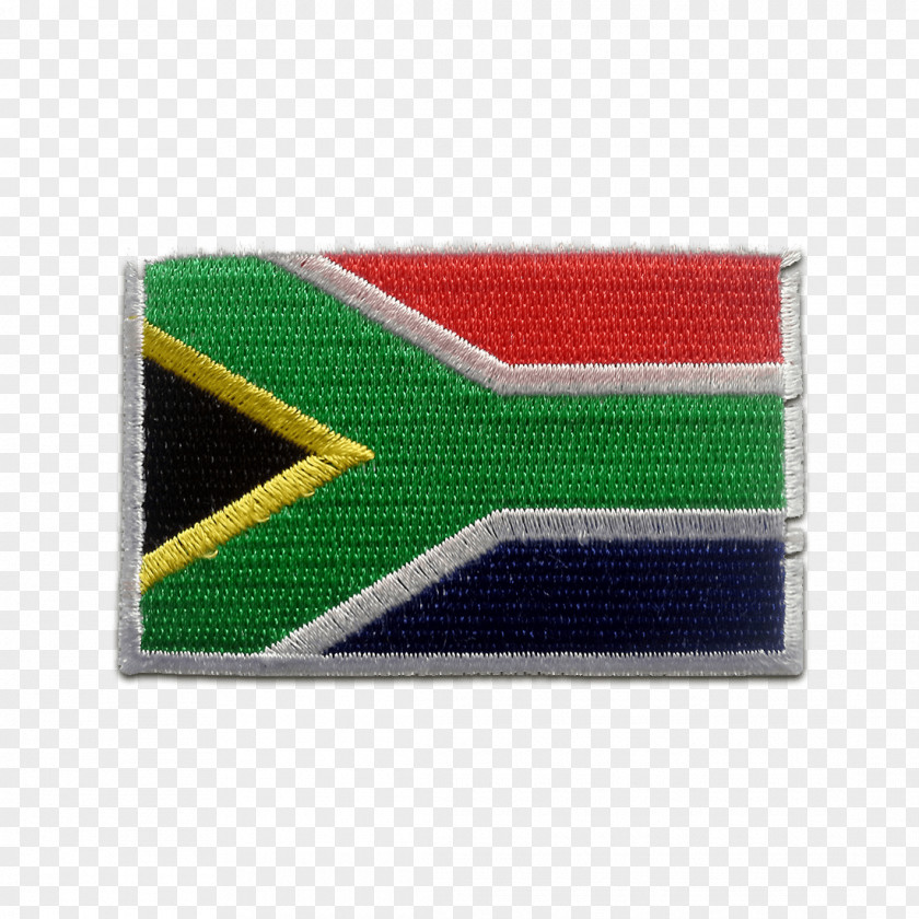 Flag Of South Africa Green Embroidered Patch PNG