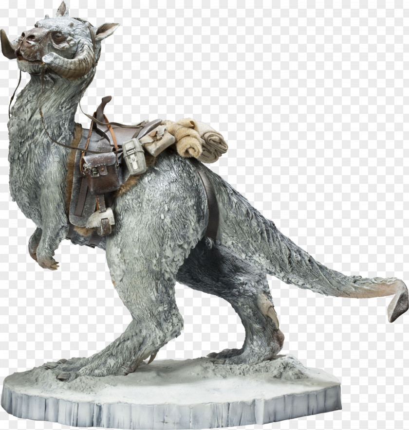 Han Solo Luke Skywalker Tauntaun Star Wars Model Figure PNG