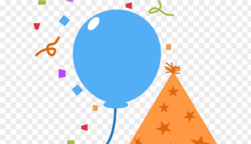 Party Supply Orange Birthday Balloon Cartoon PNG