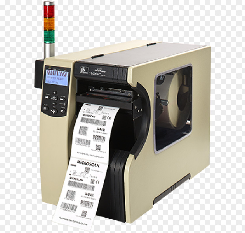 Printer Printing Label Barcode Manufacturing PNG