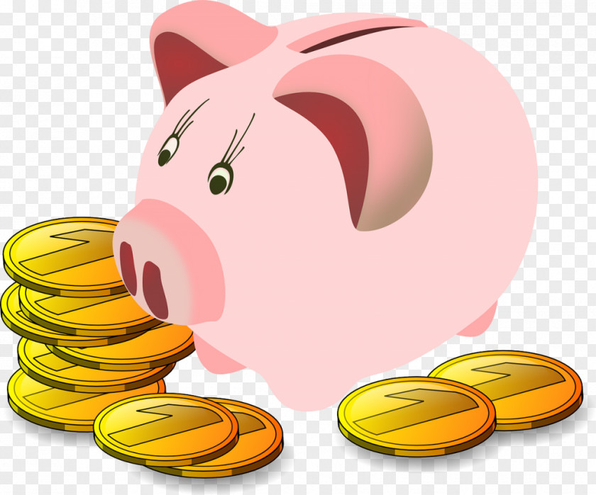 Purse Piggy Bank Money Clip Art PNG
