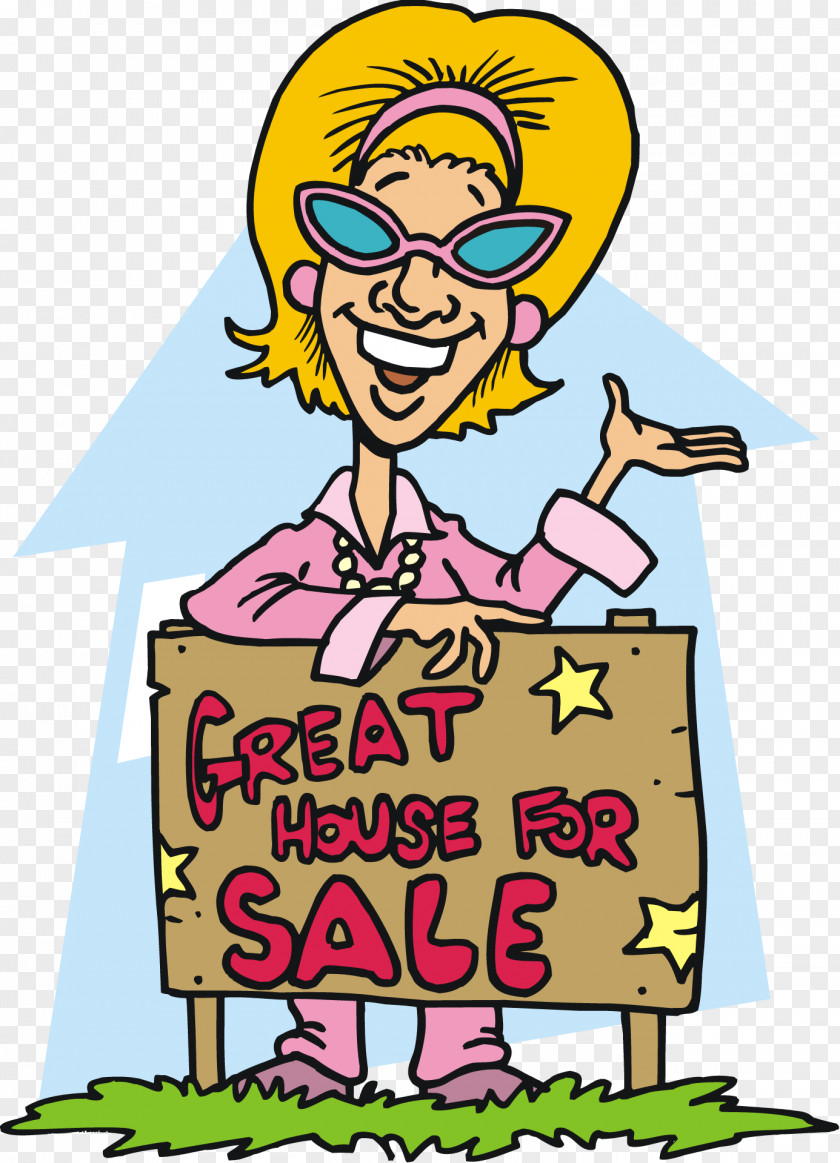 Reatlor Cartoon Clip Art Estate Agent Real Illustration Property PNG