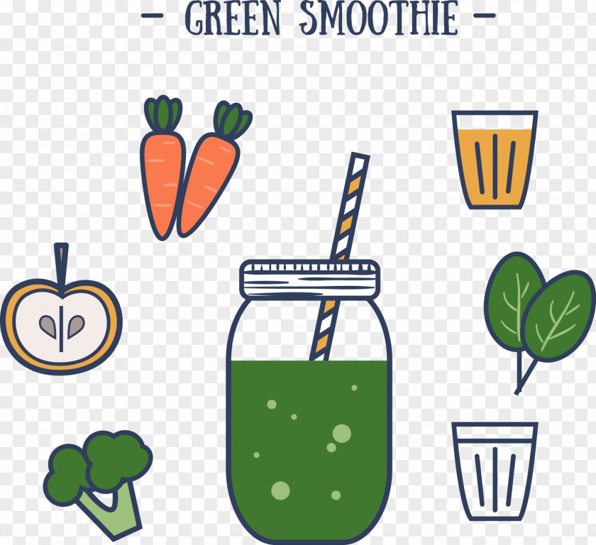 Vegetables And Fruit Juice Smoothie Strawberry Milkshake Health Shake PNG