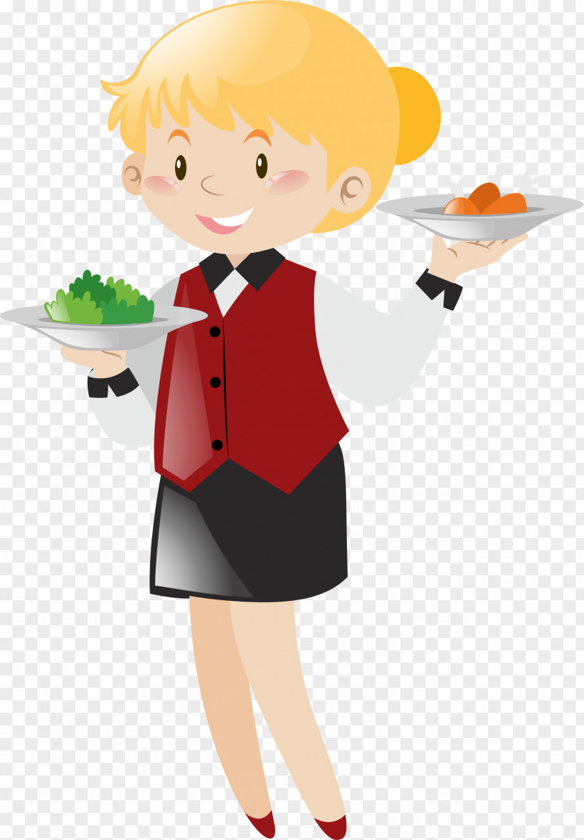 Colleague Vector Graphics Illustration Waiter Stock Photography Food PNG