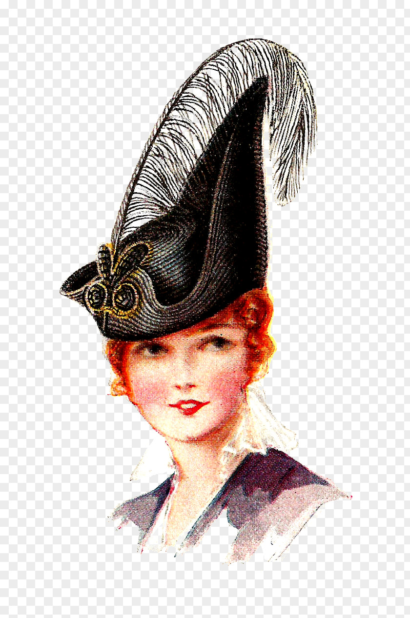 Fashion Illustration Hat Vintage Clothing Accessories PNG