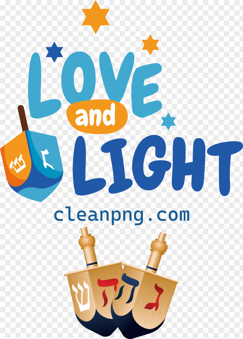 Happy Hanukkah Love Light PNG