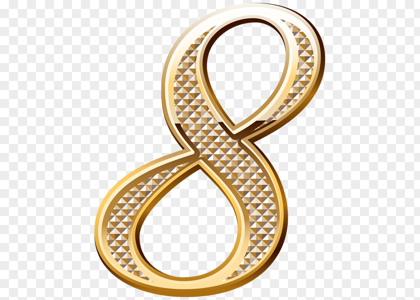 Gold Number Symbol Clip Art PNG
