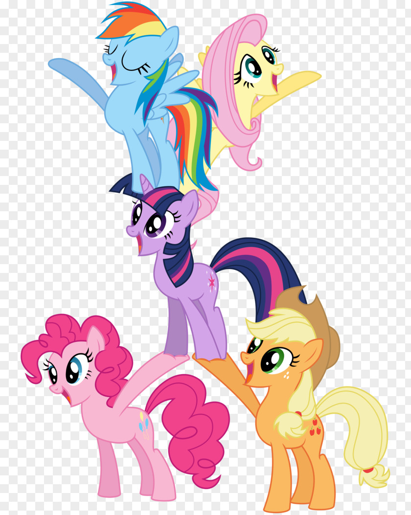 Horse Pony Rainbow Dash Pinkie Pie Applejack PNG