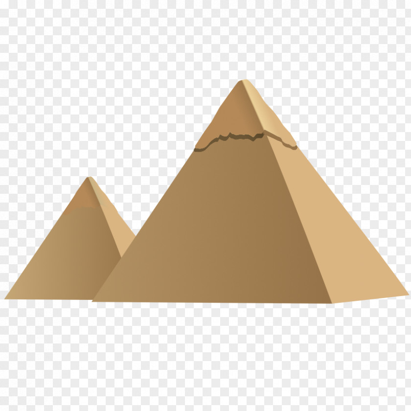 Pyramid 5 Step Triangle Brown PNG