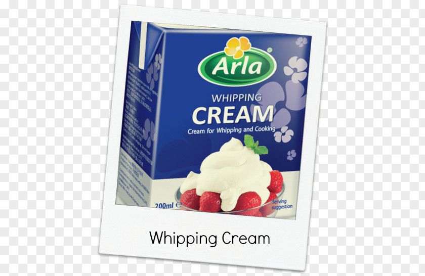 Whipping Cream Crème Fraîche Cheese Milk Arla Foods PNG