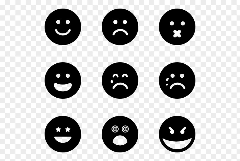 Emotions Emoticon Smiley Black And White Clip Art PNG