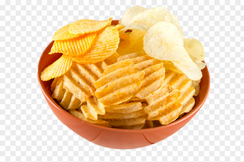 Large Bowl Of Potato Chips Gamma Junk Food Breakfast Salt Eating PNG