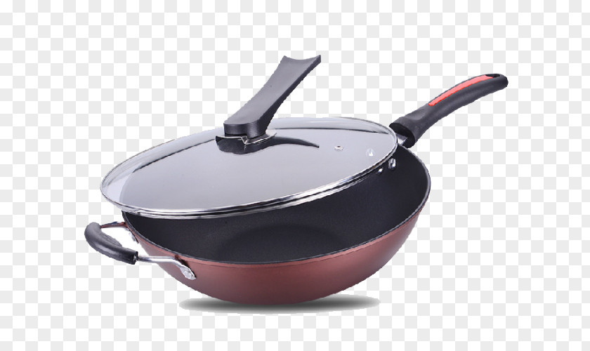 Non-stick Frying Pan Barbecue Grill Wok Lid Surface PNG
