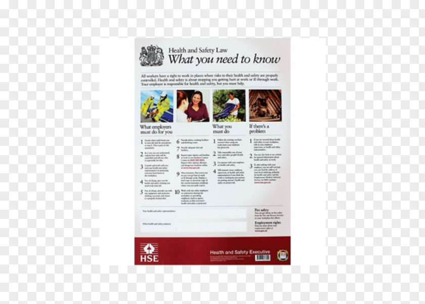 Safety Poster Health And Executive Occupational Law PNG