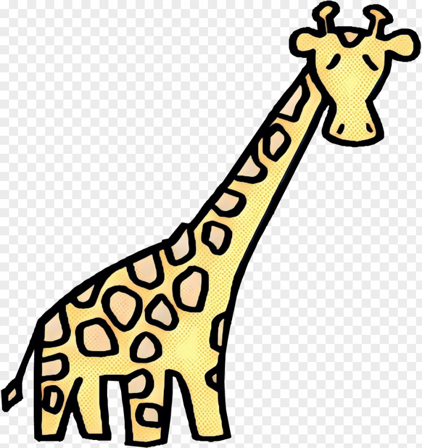 Tail Snout Giraffe Cartoon PNG