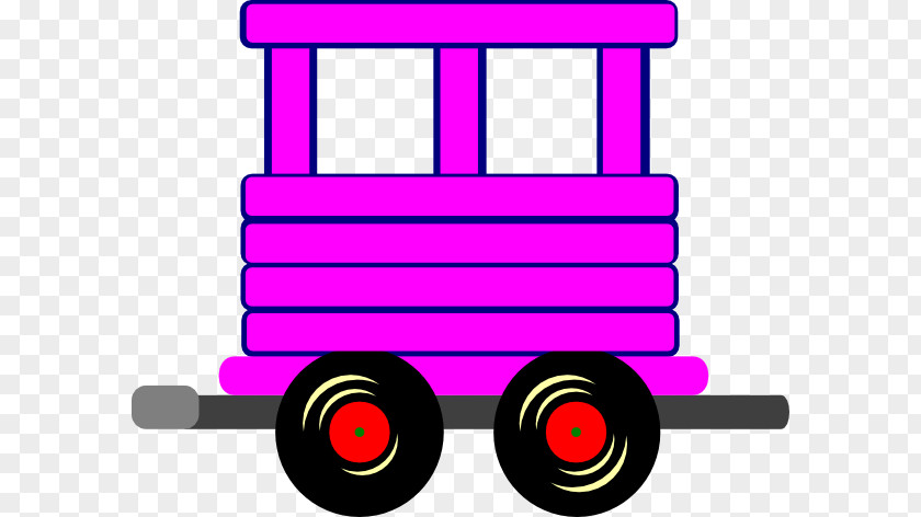 Train Rail Transport Passenger Car Boxcar Clip Art PNG