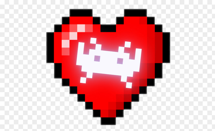 Allanon 8-bit Color 8Bit Heart Pixel Art Depth PNG