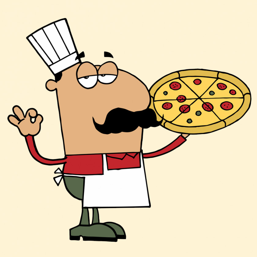 Chef Pizza Delivery Italian Cuisine Clip Art PNG