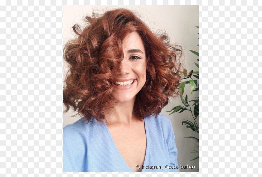 Hair Brown Coloring Red Long PNG