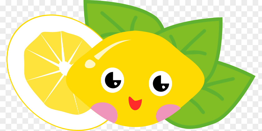 Lovely Lemon Sour Cartoon Fruit Clip Art PNG