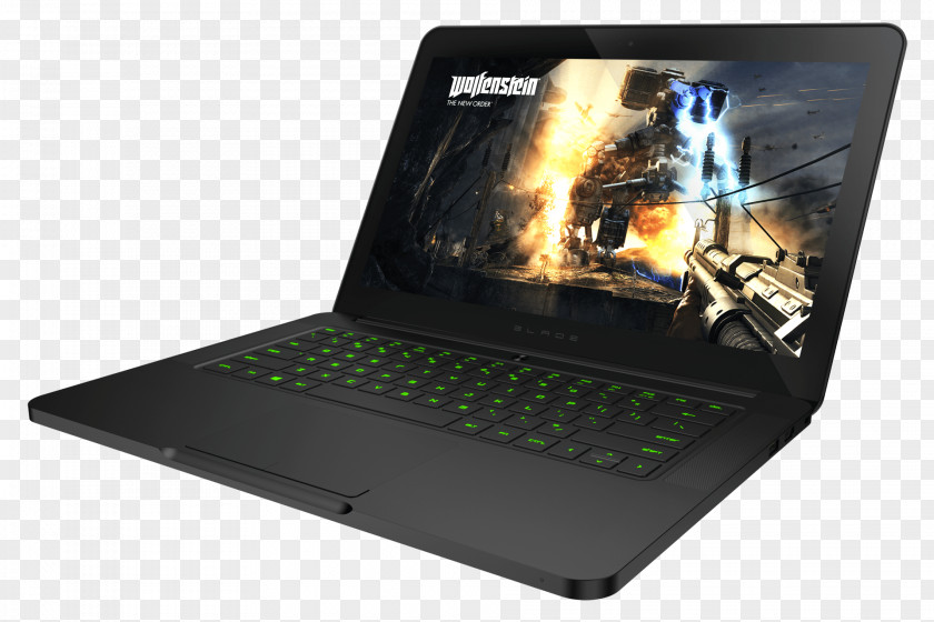 Razor Blade Laptop Razer Inc. Intel Core I7 Gaming Computer Solid-state Drive PNG