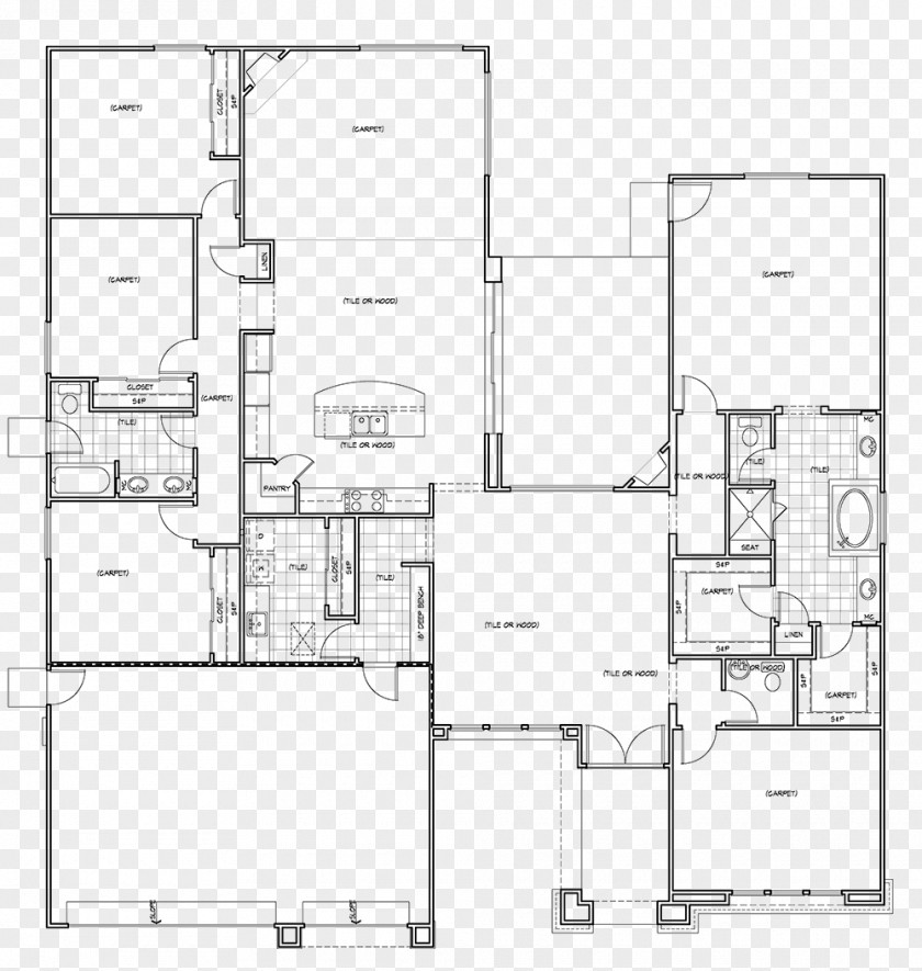 Real Estate Floor Plan House Room PNG