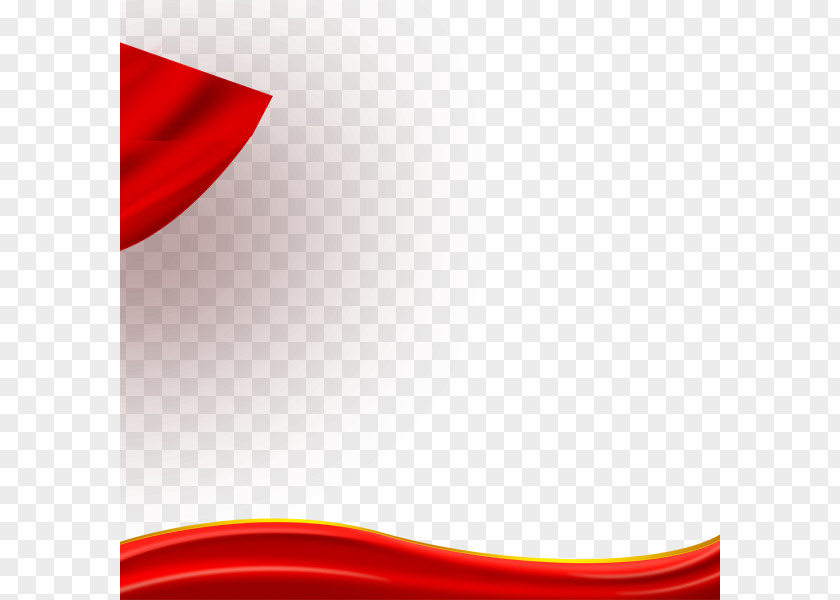 Chinese New Year Red Silk Cloth Material Angle Computer Wallpaper PNG