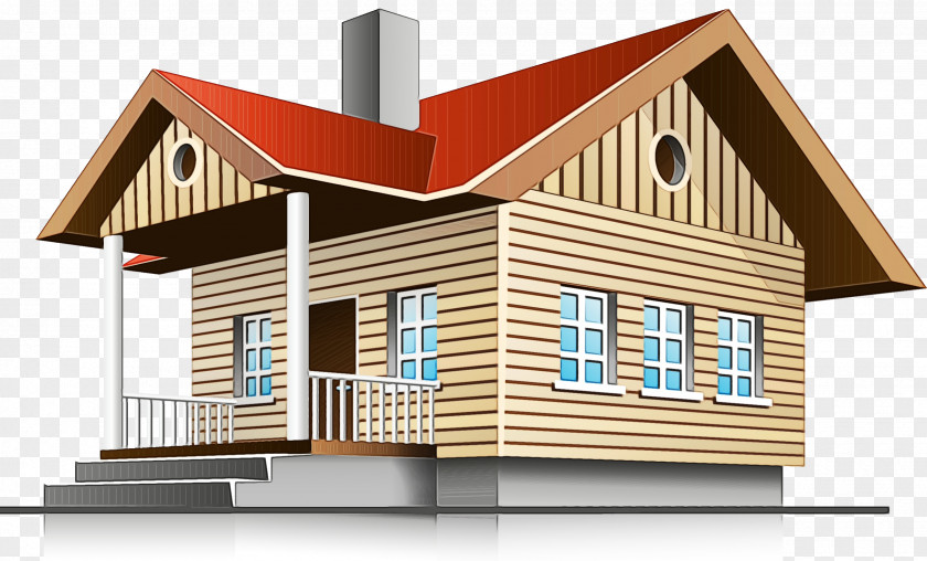 Facade Wood Home House Property Siding Roof PNG