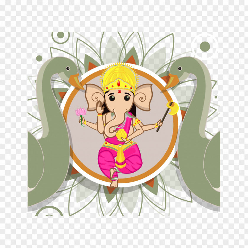Like The Image Of God Cartoon Ganesha Religion Illustration PNG