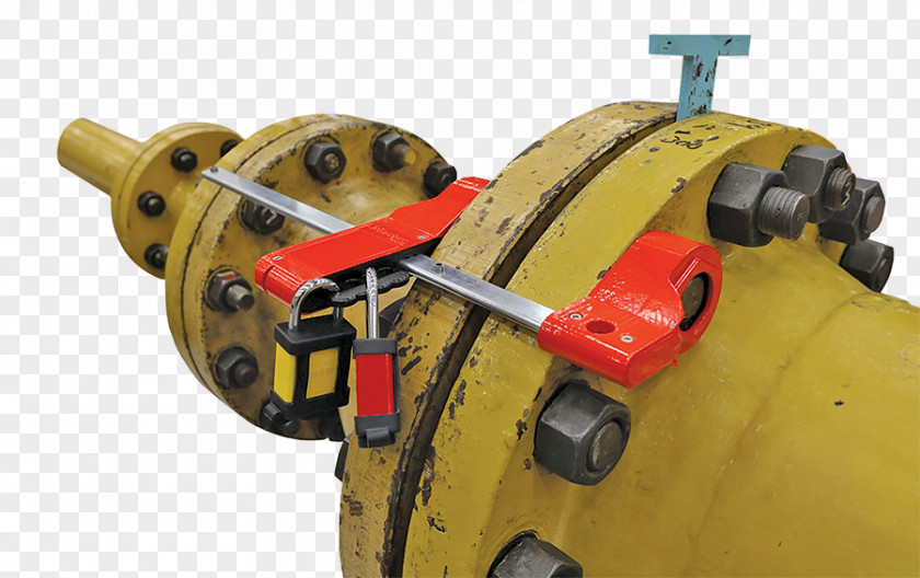 Maintenance Workers Flange Lockout-tagout Valve Pipe Master Lock PNG