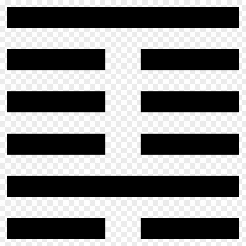 Meng I Ching Yijing Hexagram Symbols Feng Shui Taoism PNG